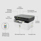 HP Laser MFP 1188w, Wireless, Print, Copy, Scan, Ethernet, Hi-Speed USB 2.0, Up to 21 ppm, 150-sheet Input Tray, 100-sheet Output Tray, 10,000-page Duty Cycle, 1-Year Warranty, Black and White