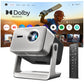 Crossbeats Lumex Vista Projector 4K Ultra HD [Dolby Audio Official] Android TV, 1080p Native, 1200 ANSI, 300'' Display, WiFi, Smart Mini Projector...