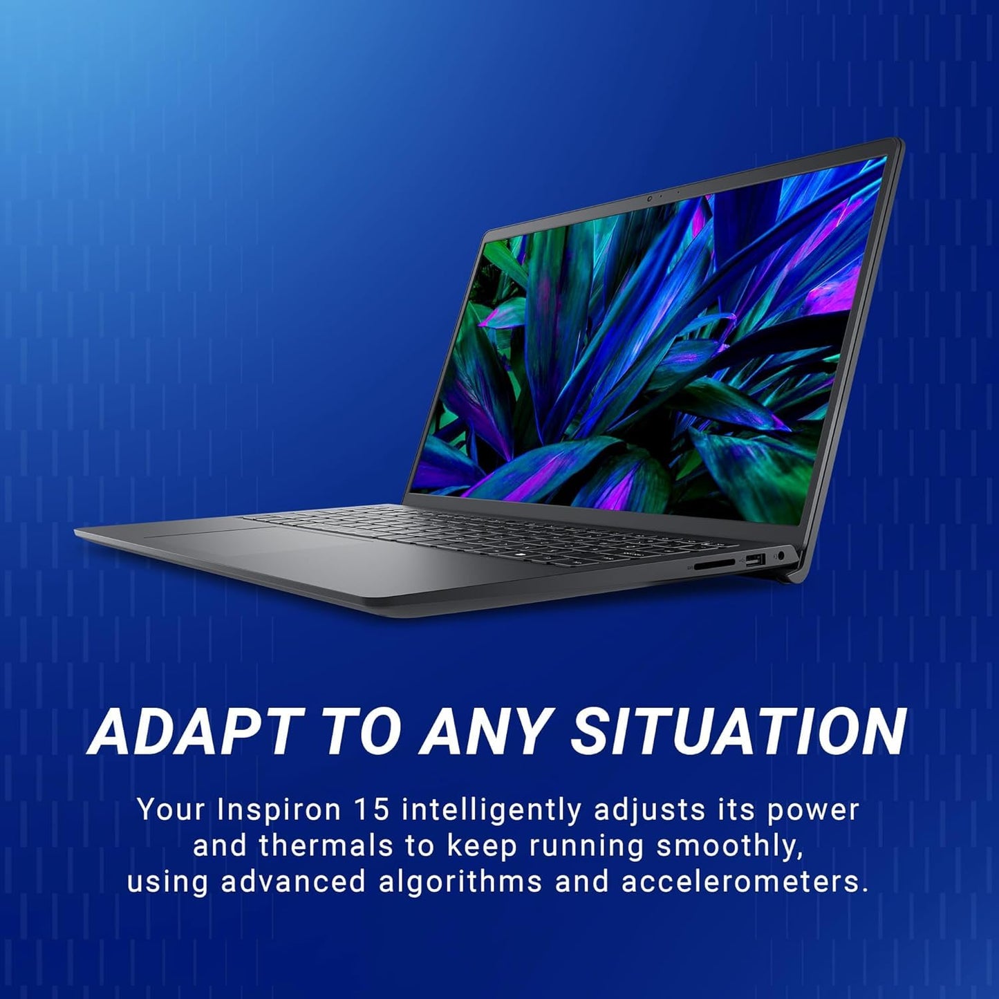 Dell 15 Laptop, 14th Gen Intel Core 3 100U Processor, 16GB DDR4, 512 SSD, Intel UHD Graphics, 15.6" NT FHD 120Hz IPS AG 250 nit Display, Win 11 + Office...