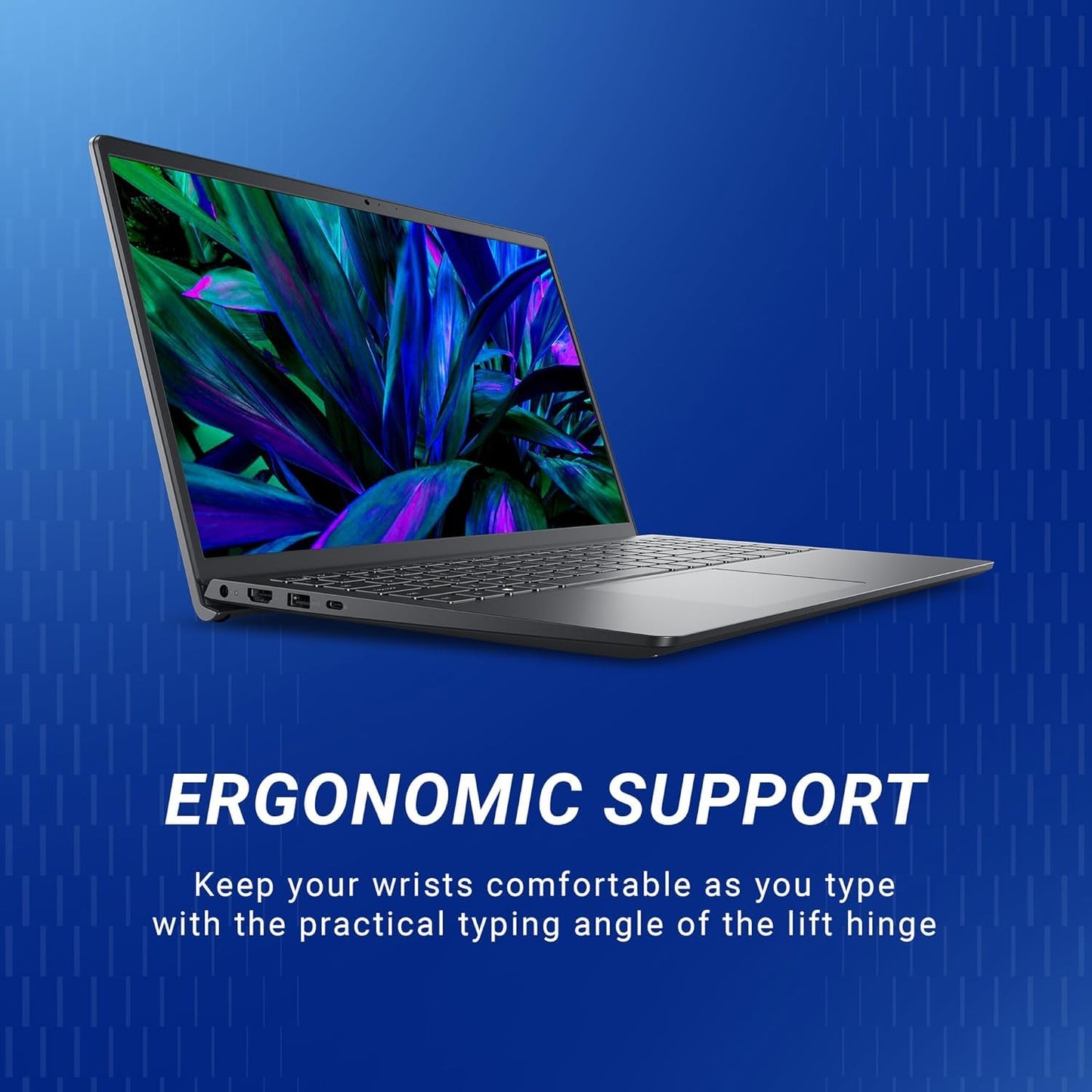 Dell 15 Laptop, 14th Gen Intel Core 3 100U Processor, 16GB DDR4, 512 SSD, Intel UHD Graphics, 15.6" NT FHD 120Hz IPS AG 250 nit Display, Win 11 + Office...